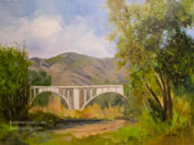 Arroyo Impression Colorado Street Bridge oil painting