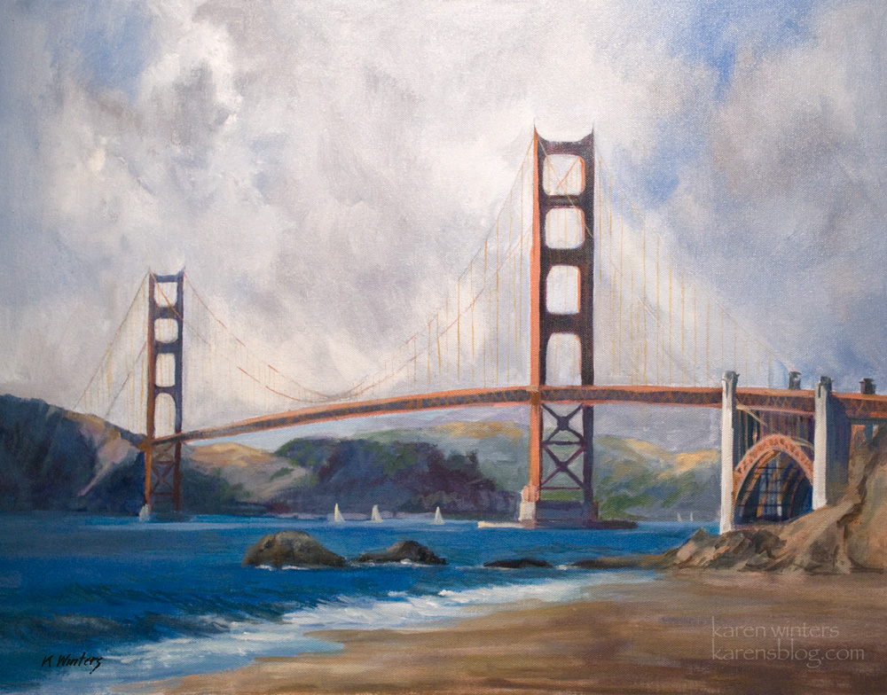 san francisco golden gate bridge drawing. San Francisco Golden Gate