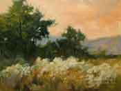 Arroyo Seco Meadow Oil Painting - Pasadena Oil Painting