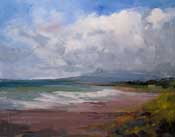 Moonstone Beach, Cambria oil painting