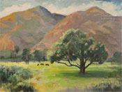 Peaceful Pasture oil painting