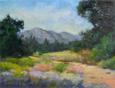 Santa Barbara Botanical Garden Oil Painting