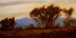 Sierra Daybreak - Owens Valley dawn original Sierra oil painting by Karen Winters