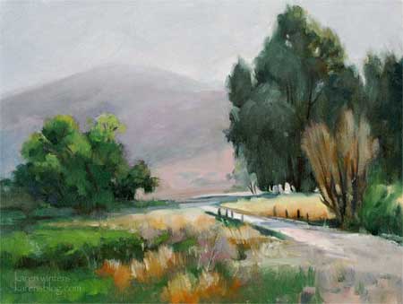fallbrook california oil painting