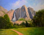 Yosemite Falls 16 x 20 oil inch oil painting