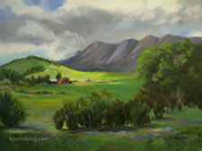Ohio Pass Colorado Crested Butte oil painting