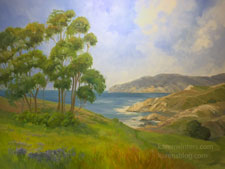 Family Tradition - Little Harbor Catalina oil painting on commission