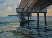 Belmont Shore Pier Painting