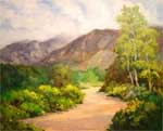 Eaton Canyon oil painting