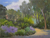 Rancho Santa Ana Botanic Garden oil painting
