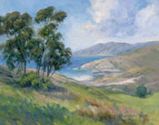Little Harbor painting - Catalina Island