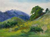 Malibu Hillside Painting