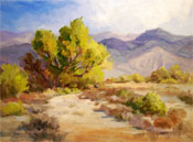 Owens Valley Sierra impressionist oil painting