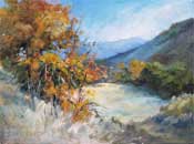 Placerita Canyon, Canyon Country, California impressionist oil panting